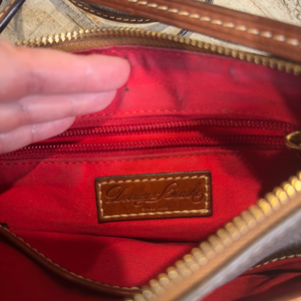 Dooney & Bourke Textured Leather Satchel | Classic Everyday Bag - Picture 5 of 6